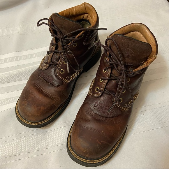 Ariat Canyon Womens Lace up Rugged Ranch Ankle Boot Size 8 - Picture 2 of 7